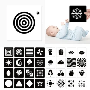 Cartes contrastées pour Bébé (0 à 36 mois)