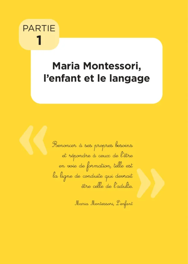 Coffret : Bien parler avec la pédagogie Montessori (0-3 ans)