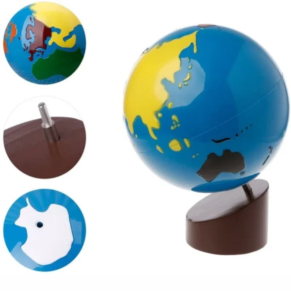 Globe des parties du monde